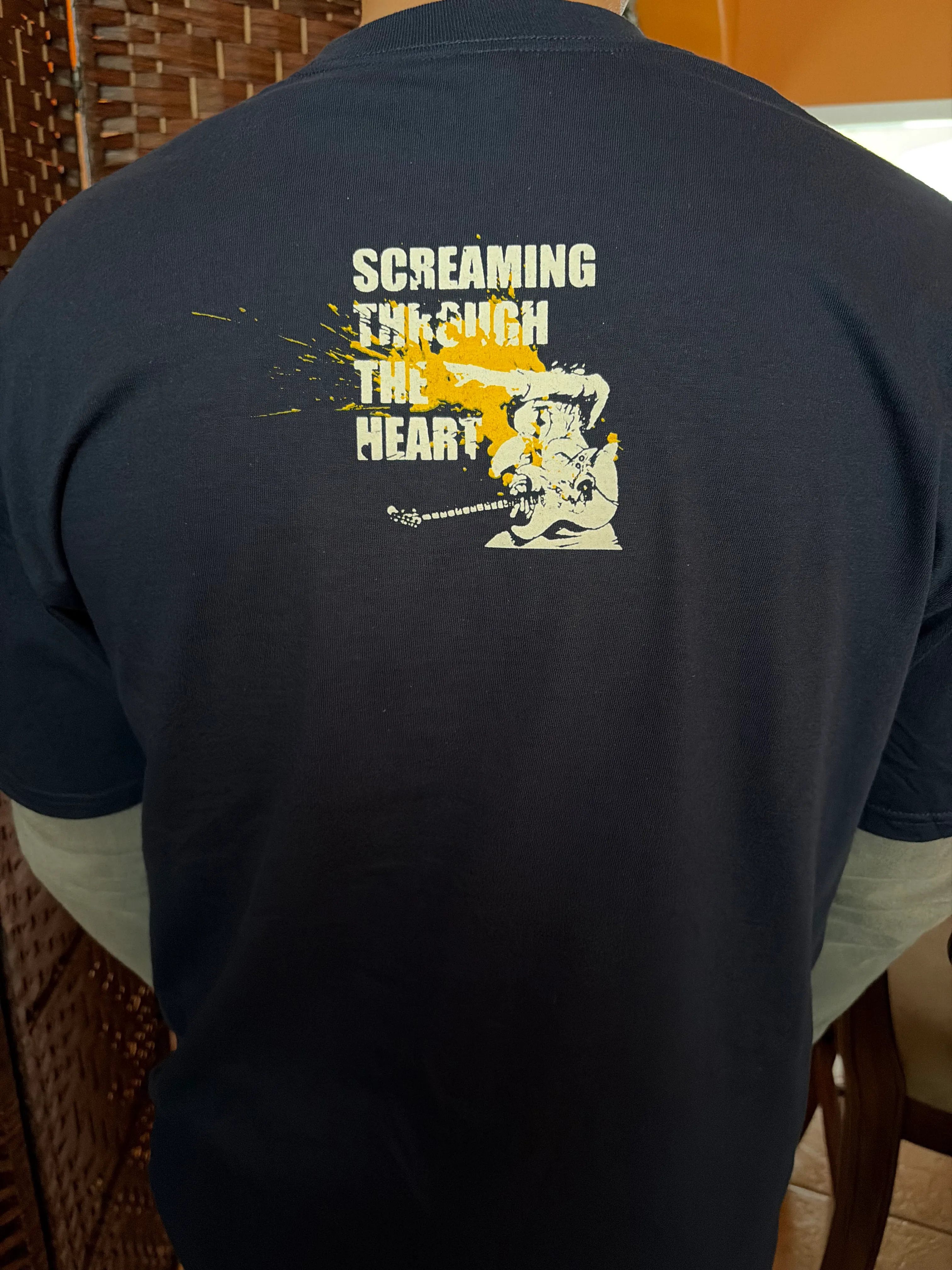 back of shirt